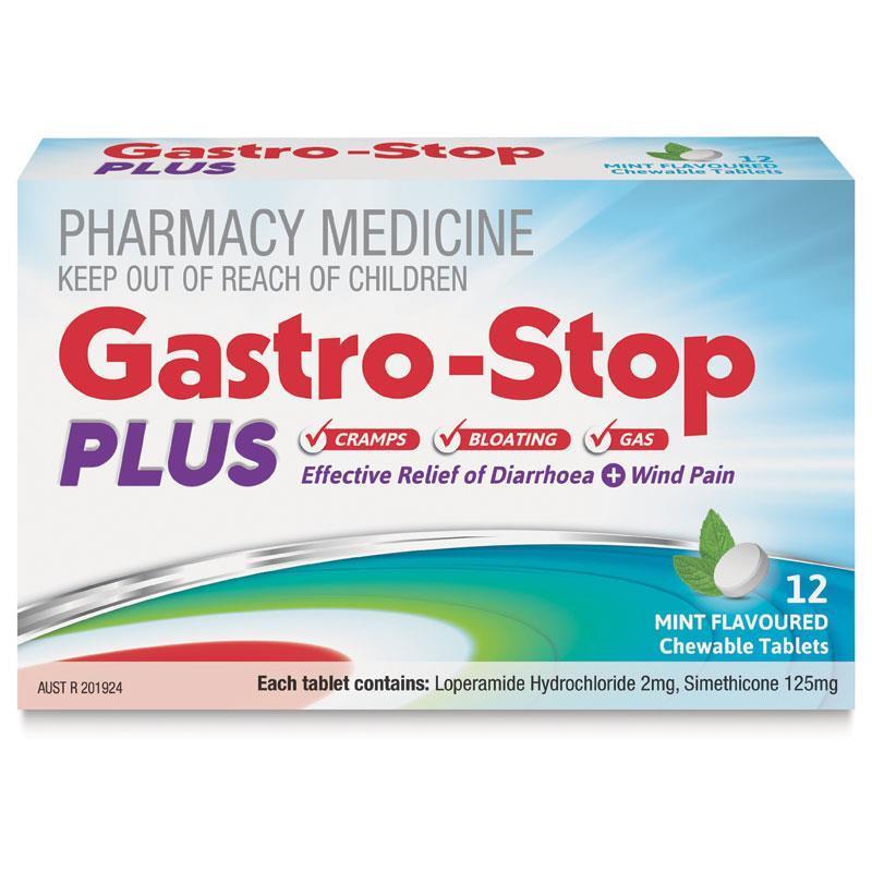Gastro-Stop Plus 12 Tablets - Vital Pharmacy Supplies