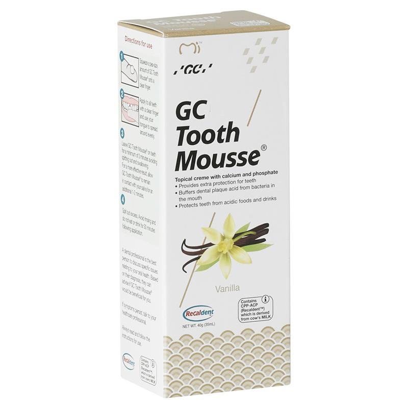 GC Tooth Mousse Vanilla 40g - Vital Pharmacy Supplies