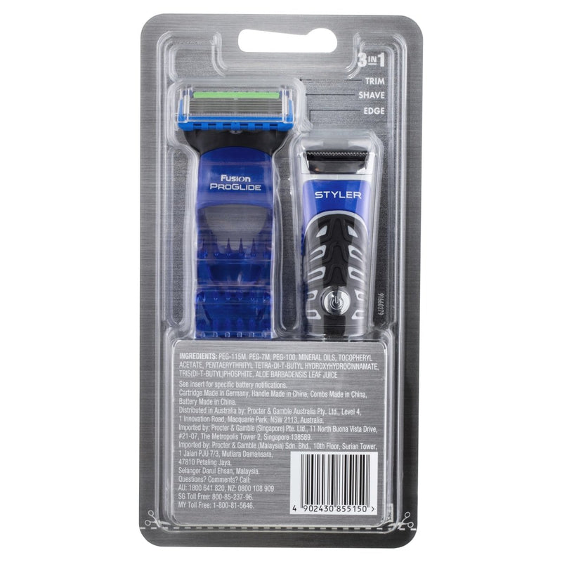 Gillette Fusion ProGlide Power Styler Shaving Razor 1 Pack - Vital Pharmacy Supplies