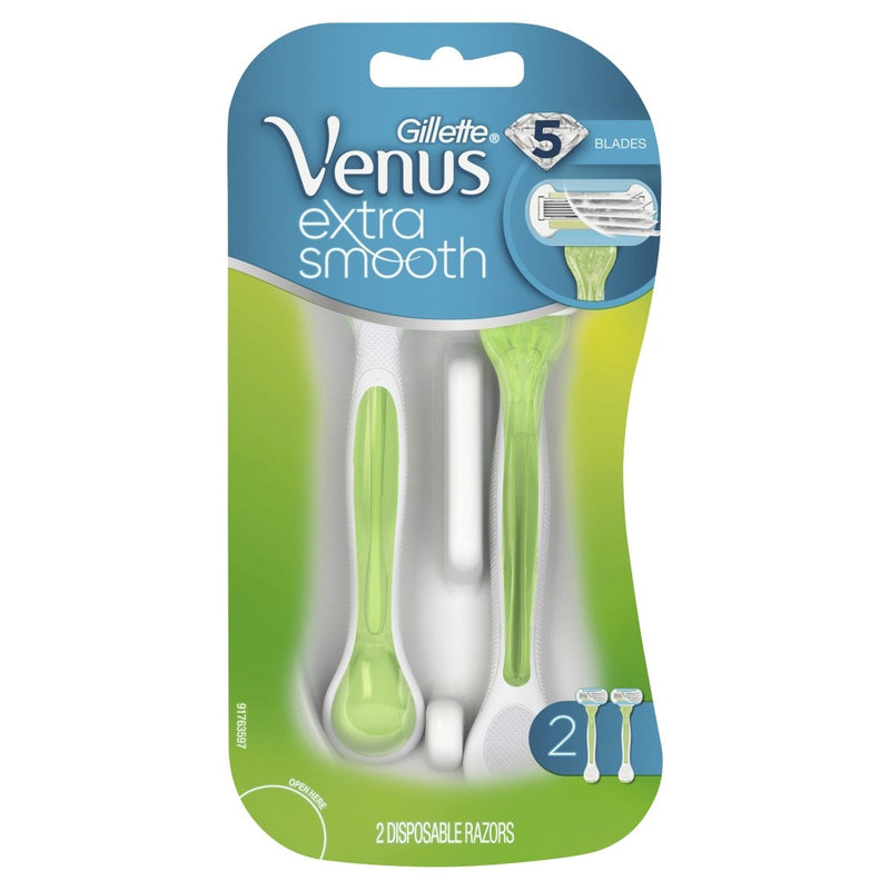 Gillette Venus Embrace Women's Disposable Razors 2 Pack - Vital Pharmacy Supplies