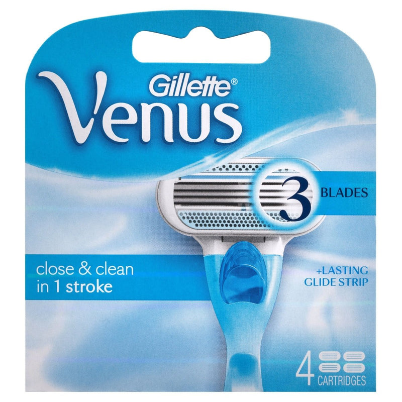 Gillette Venus Smooth Women's Razor Blades - 4 Refills - Vital Pharmacy Supplies