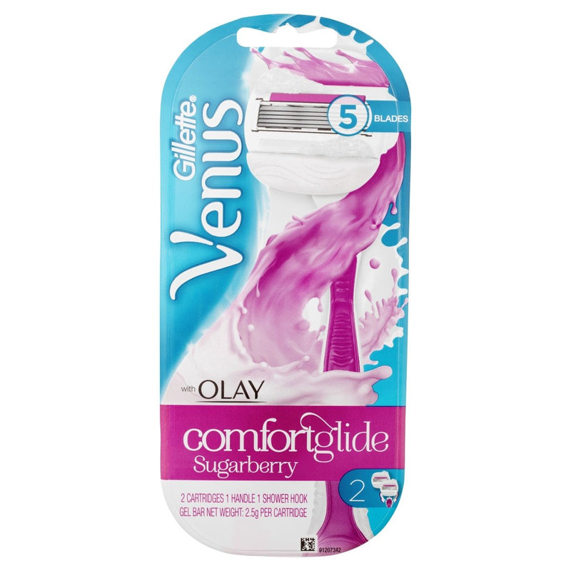 Gillette Venus With Olay ComfortGlide Sugarberry Razor - Vital Pharmacy Supplies