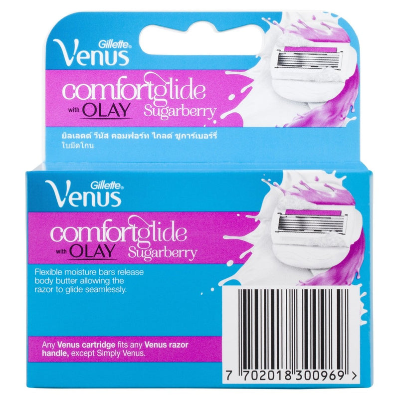 Gillette Venus with Olay Refill Blades Sugarberry 3 Pack - Vital Pharmacy Supplies