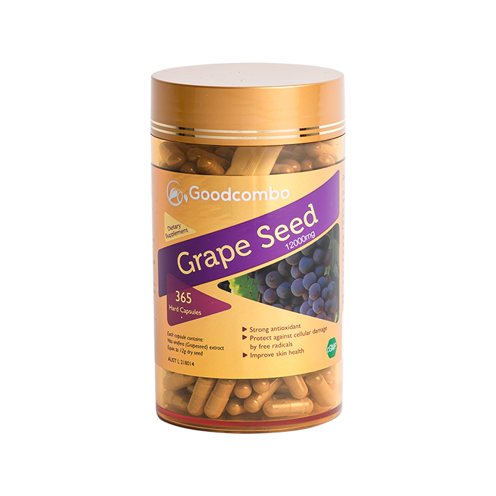 Goodcombo Grape Seed 12000mg 365 Capsules - Vital Pharmacy Supplies