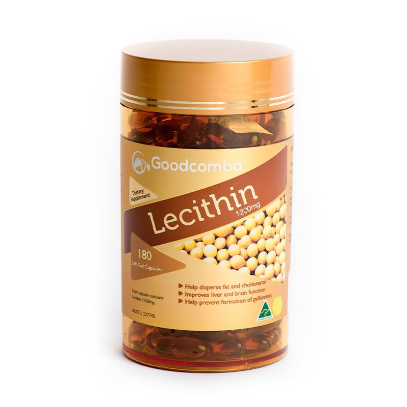 Goodcombo Lecithin 1200mg 180 Soft Gel Capsules - Vital Pharmacy Supplies