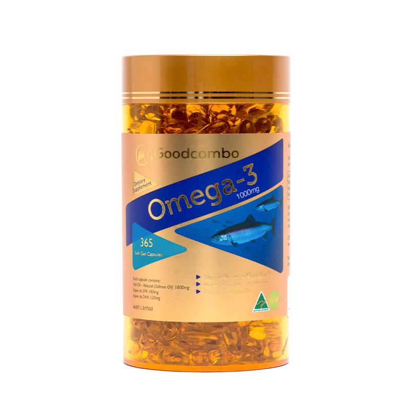 Goodcombo Omega-3 1000mg 365 Soft Gel Capsules - Vital Pharmacy Supplies