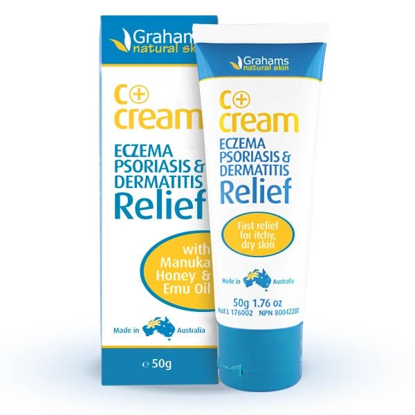 Grahams Natural C+ Eczema & Dermatitis Cream 50g - Vital Pharmacy Supplies