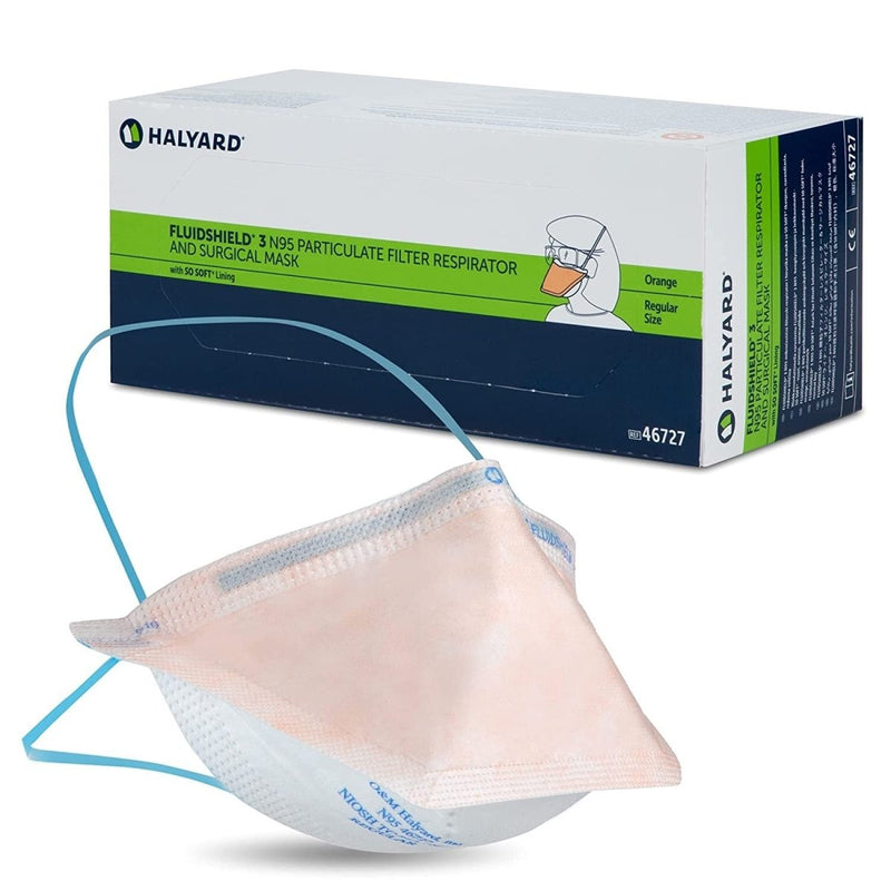 Halyard Fluidshield Level 3N95 Respirator Masks 35 Pack - Vital Pharmacy Supplies