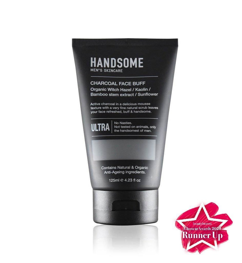 HANDSOME Ultra Charcoal Face Buff 125 mL - Vital Pharmacy Supplies