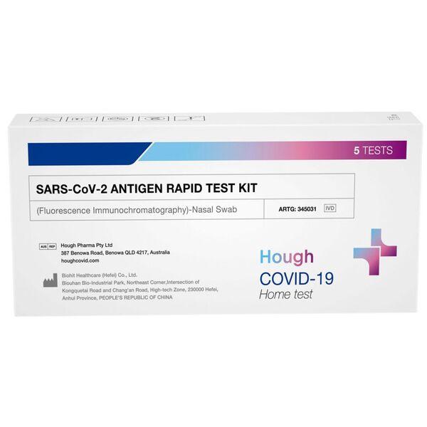 Hough Pharma COVID-19 Rapid Antigen Testing Kit - Vital Pharmacy Supplies