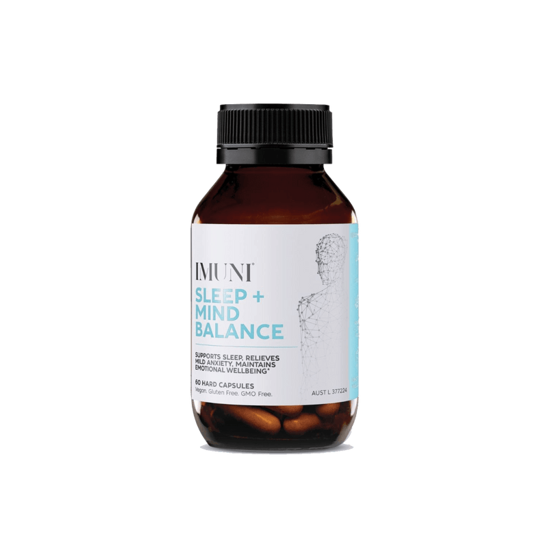 IMUNI Sleep + Mind Balance 60 Capsules - Vital Pharmacy Supplies