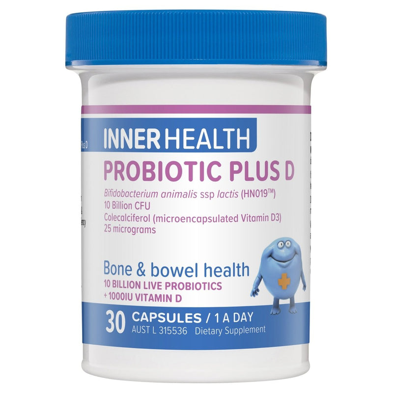 Inner Probiotic Plus D 30 Capsules - Vital Pharmacy Supplies