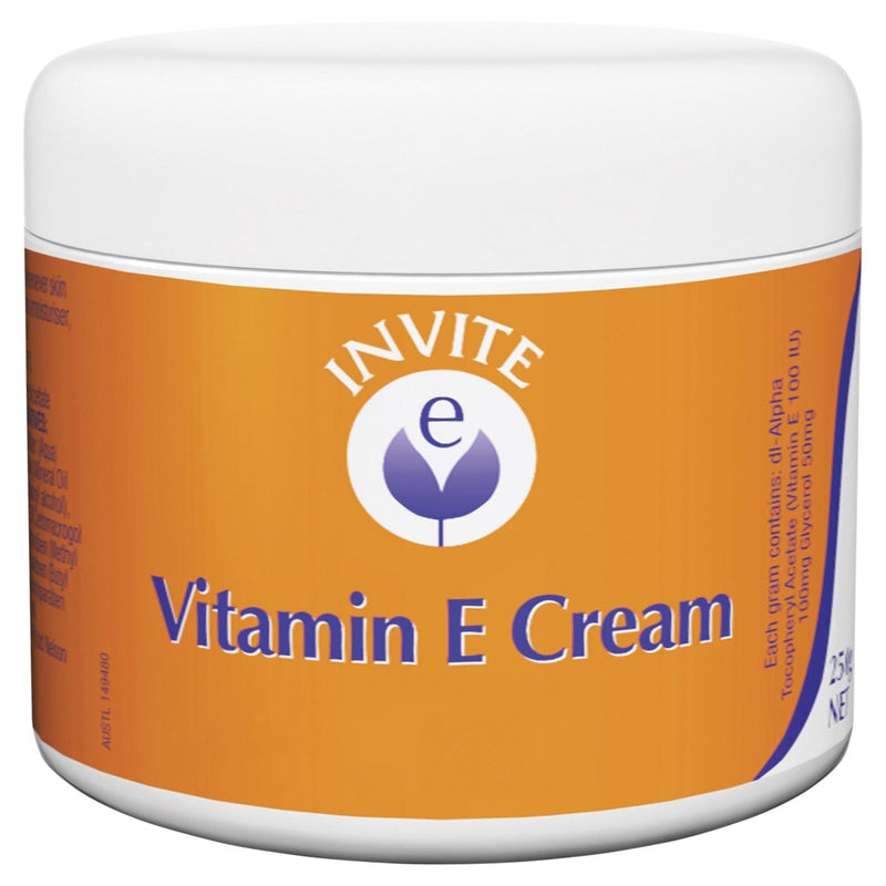 Invite E Cream 250g Tub - Vital Pharmacy Supplies