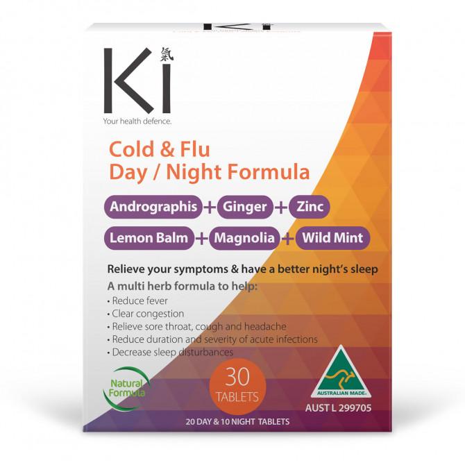 Ki Cold & Flu Day/Night Formula 30 Tablets - Vital Pharmacy Supplies