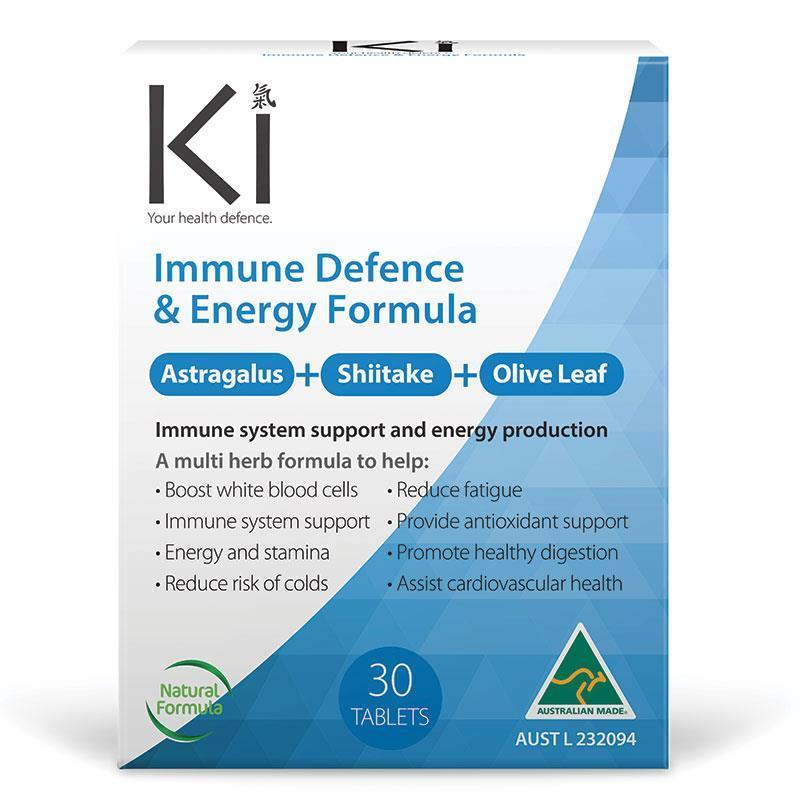 KI Immune Defence & Energy Formula 30 Tablets - Vital Pharmacy Supplies