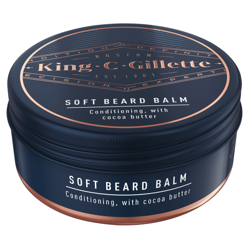 King C. Gillette Men's Soft Beard Balm 100mL - Vital Pharmacy Supplies