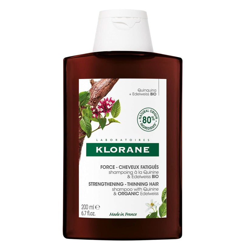Klorane Quinine and Organic Edelweiss Strengthening Shampoo 200mL - Vital Pharmacy Supplies