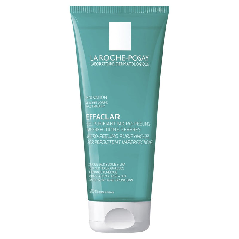 La Roche-Posay Effaclar Micro-Peeling Purifying Gel Cleanser 200mL - Vital Pharmacy Supplies