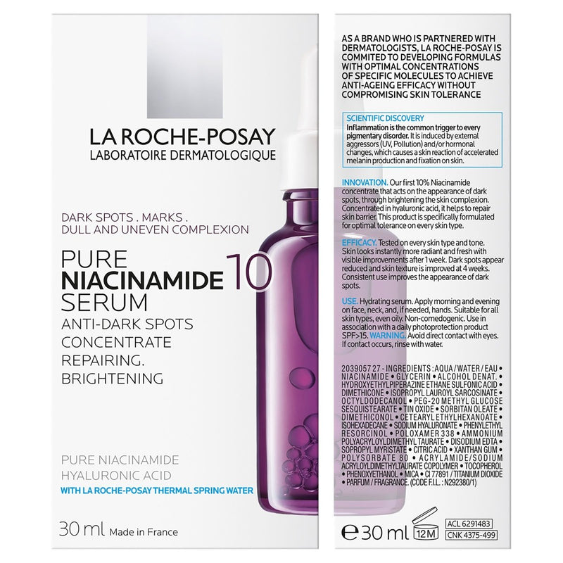 La Roche-Posay Pure Niacinamide10 Serum 30mL - Vital Pharmacy Supplies