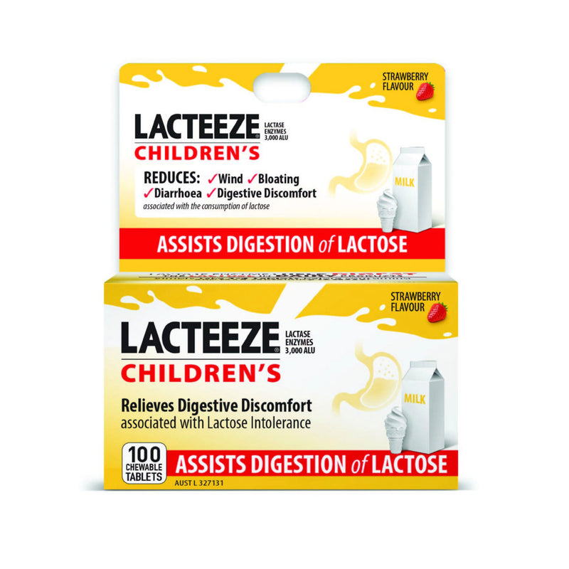 LACTEEZE Children's 100 Chewable Tablets