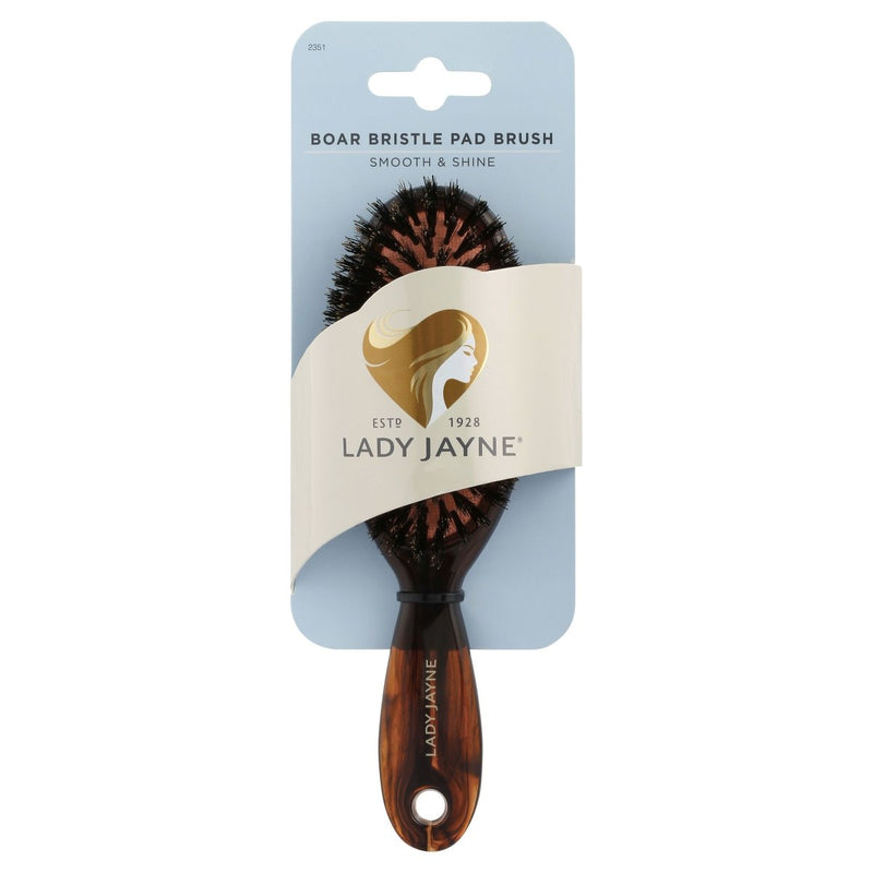 Lady Jayne Purse-Sized Boar Bristle Pad Brush - Vital Pharmacy Supplies