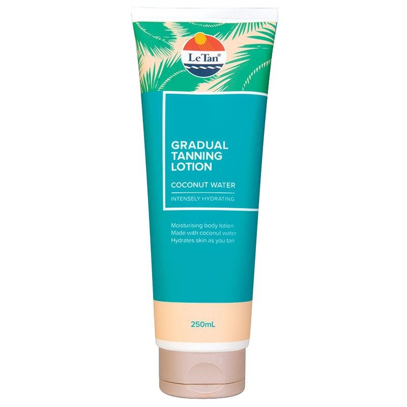 Le Tan Coconut Water Gradual Tanning Lotion 250mL - Vital Pharmacy Supplies
