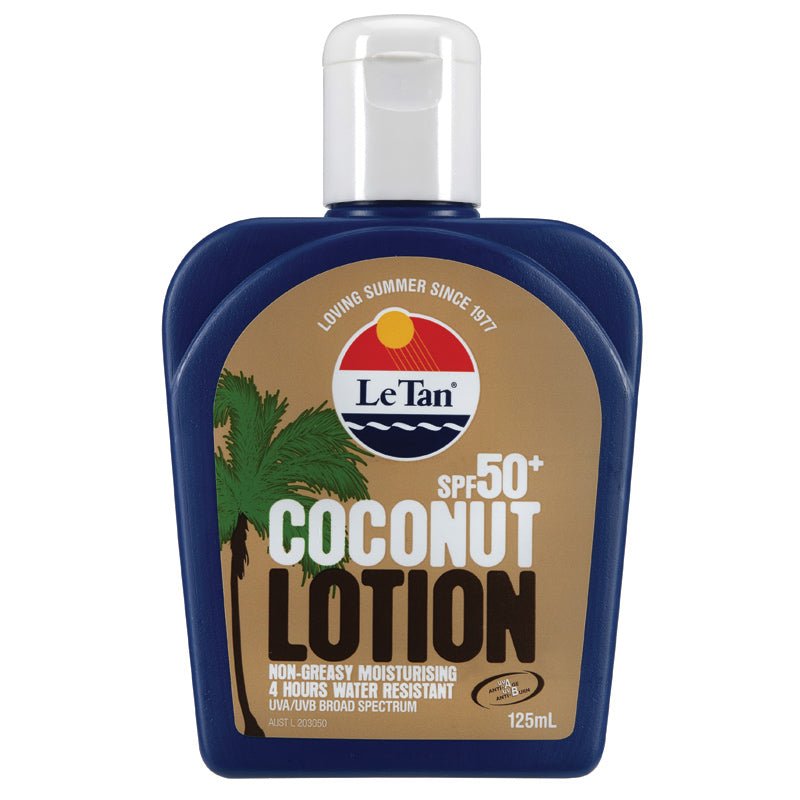 Le Tan SPF 15+ Coconut Sunscreen Lotion 125mL - Vital Pharmacy Supplies