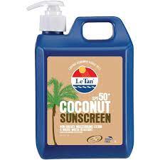 Le Tan SPF 50+ Coconut Sunscreen Lotion 1L - Vital Pharmacy Supplies