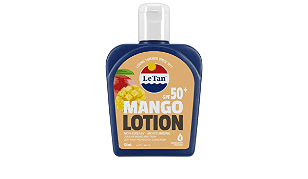 Le Tan SPF 50+ Mango Sunscreen Lotion 125mL - Vital Pharmacy Supplies