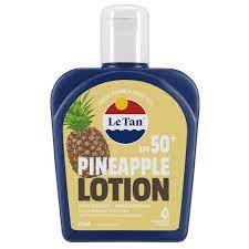 Le Tan SPF 50+ Pineapple Sunscreen Lotion 125mL - Vital Pharmacy Supplies