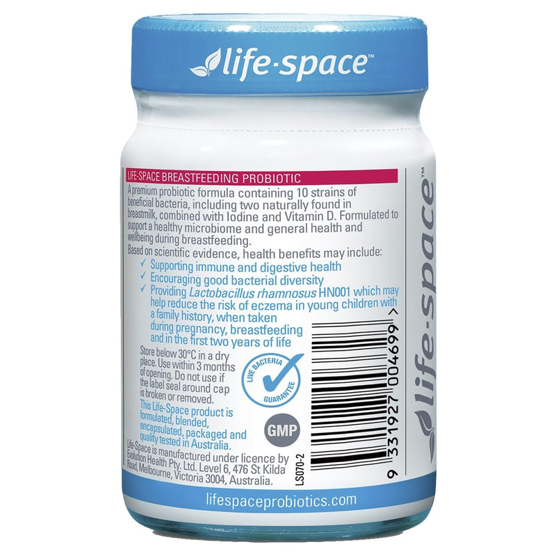 Life-Space Breastfeeding Probiotic 50 Capsules - Vital Pharmacy Supplies