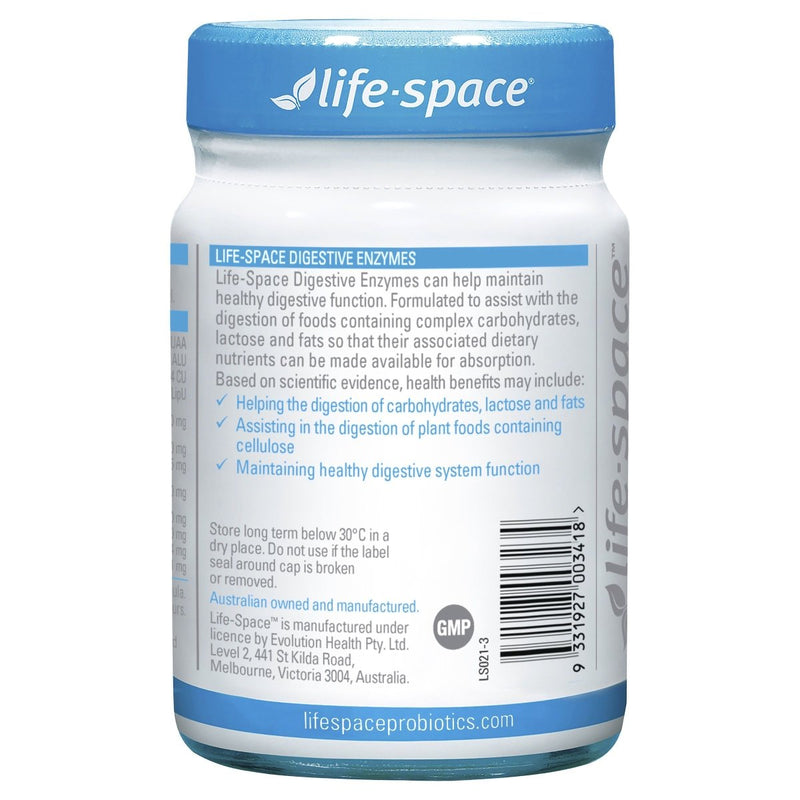 Life-Space Digestive Enzymes 60 Capsules - Vital Pharmacy Supplies