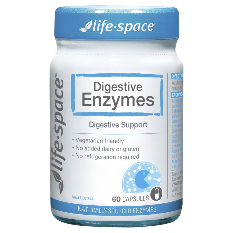 Life-Space Digestive Enzymes 60 Capsules - Vital Pharmacy Supplies
