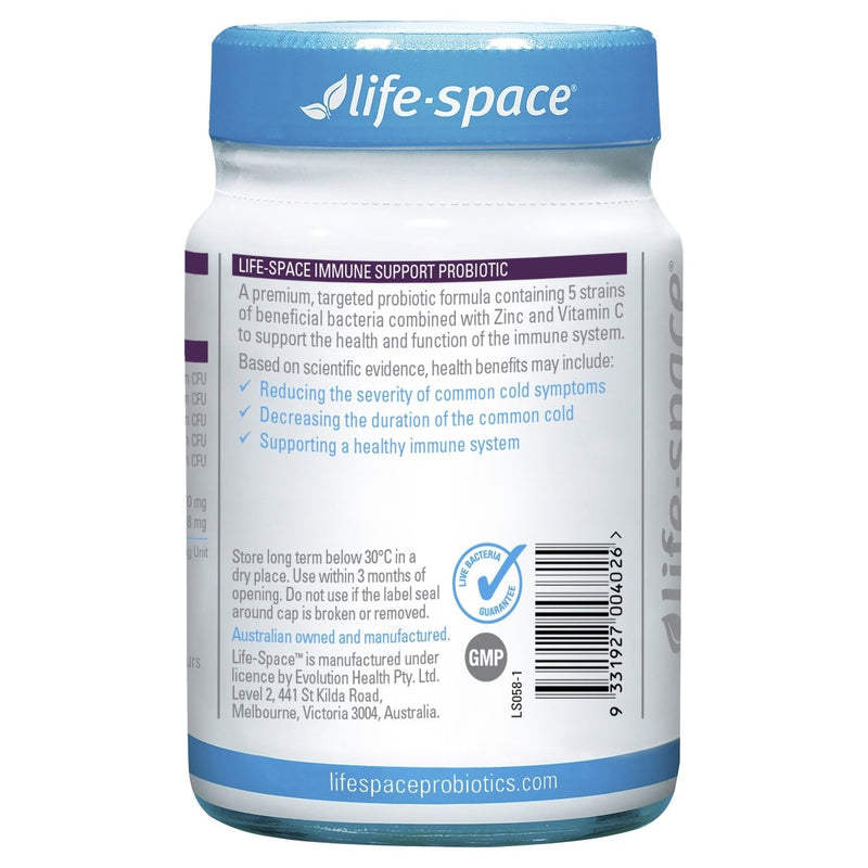 Life-Space Immune Support Probiotic 60 Capsules - Vital Pharmacy Supplies