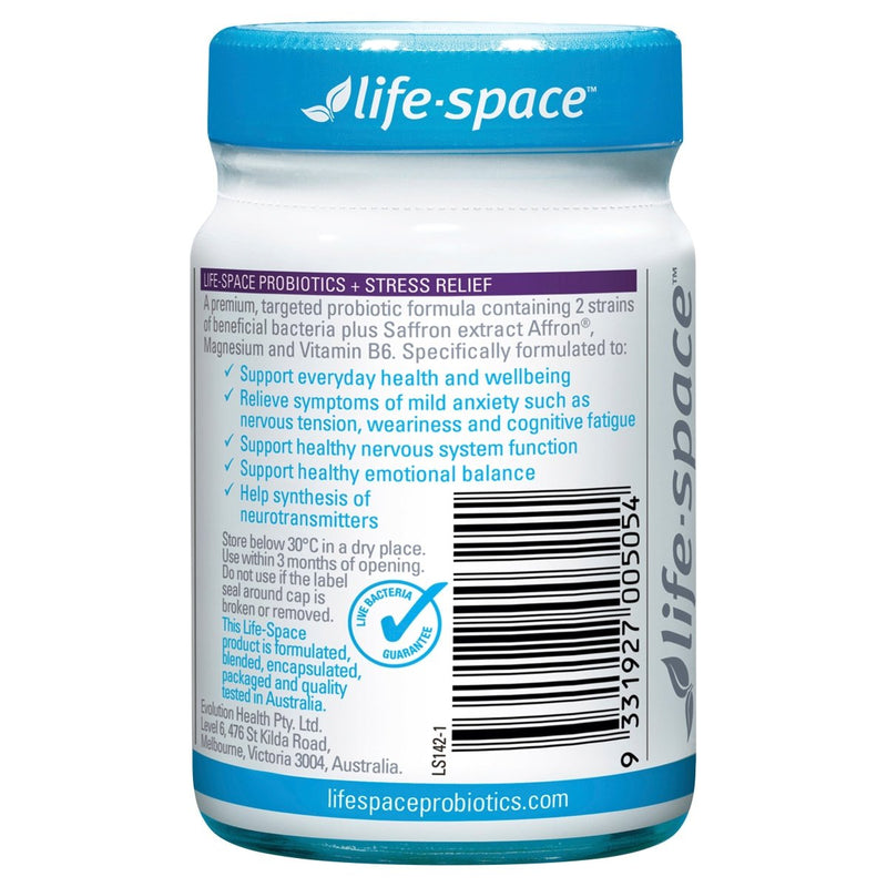 Life-Space Probiotics+ Stress Relief 50 Capsules - Vital Pharmacy Supplies