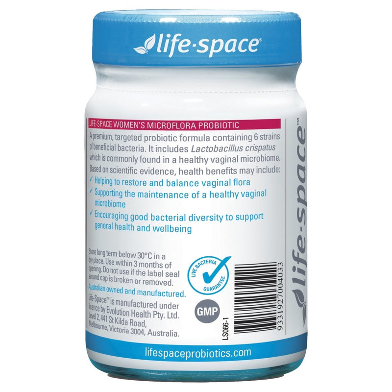 Life-Space Women's Microflora Probiotic 60 Capsules - Vital Pharmacy Supplies