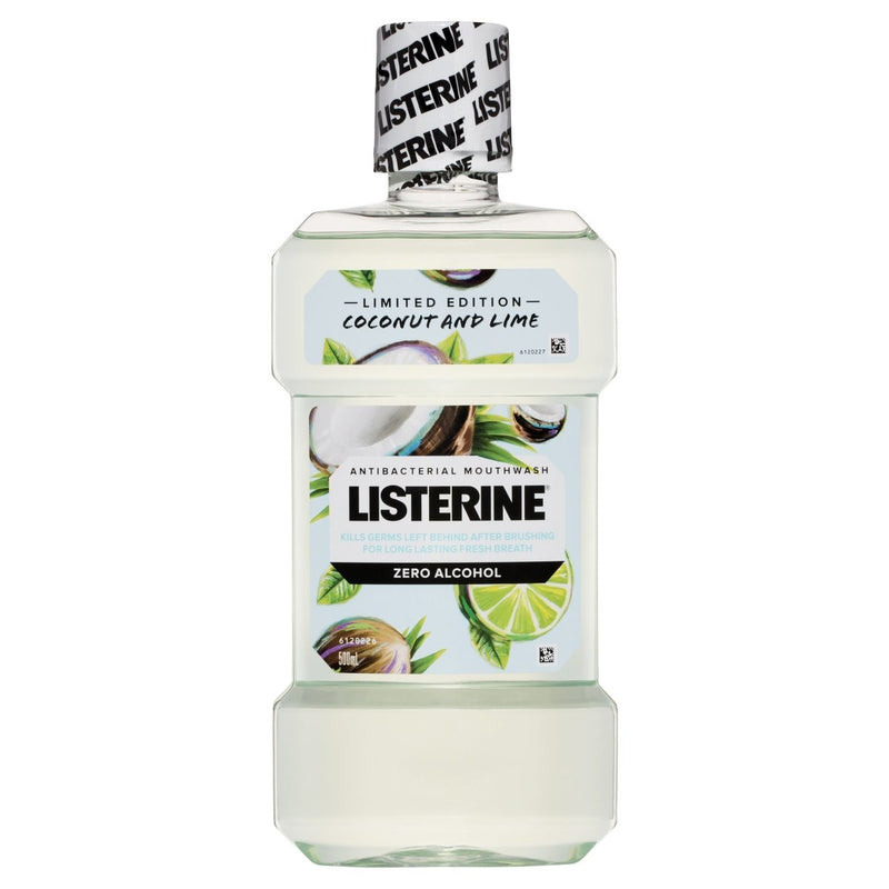Listerine Antibacterial Mouthwash Limited Edition Coconut And Lime 500mL - Vital Pharmacy Supplies