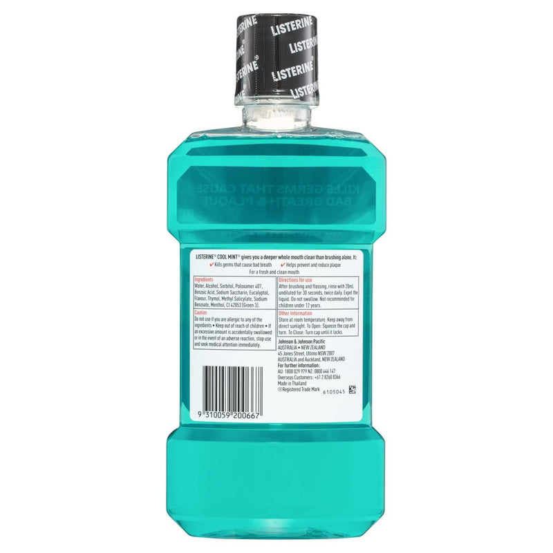 Listerine Cool Mint Mouthwash 1L - Vital Pharmacy Supplies