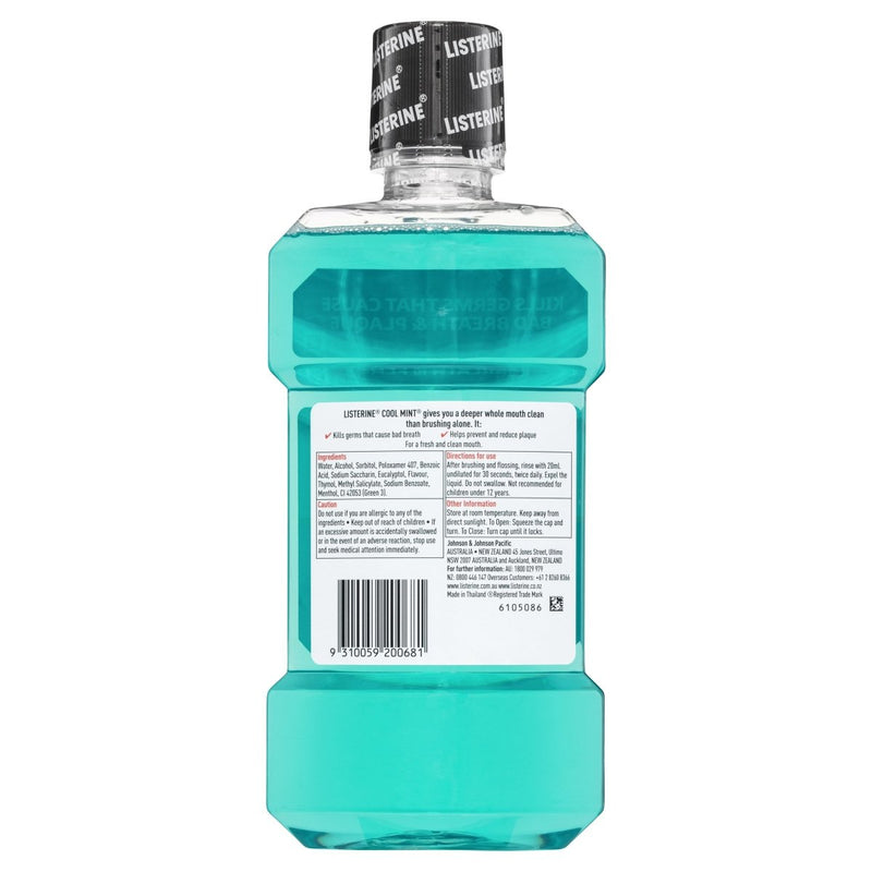 Listerine Cool Mint Mouthwash 500mL - Vital Pharmacy Supplies