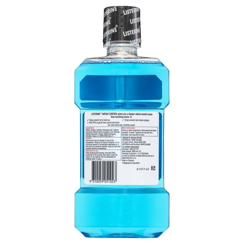 Listerine Tartar Control Mouthwash 500mL - Vital Pharmacy Supplies