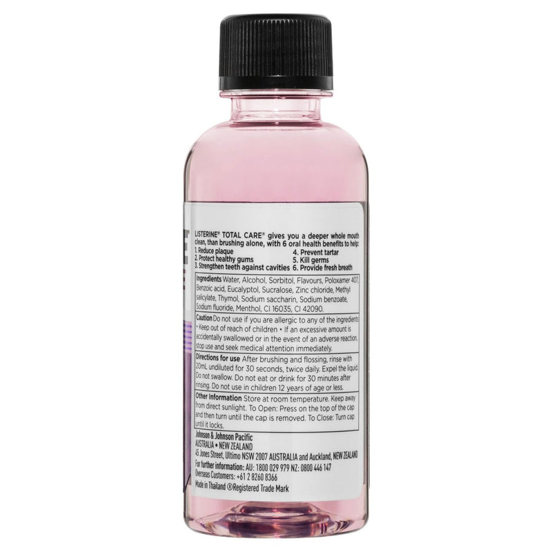 Listerine Total Care Antibacterial Mouthwash 100mL - Vital Pharmacy Supplies