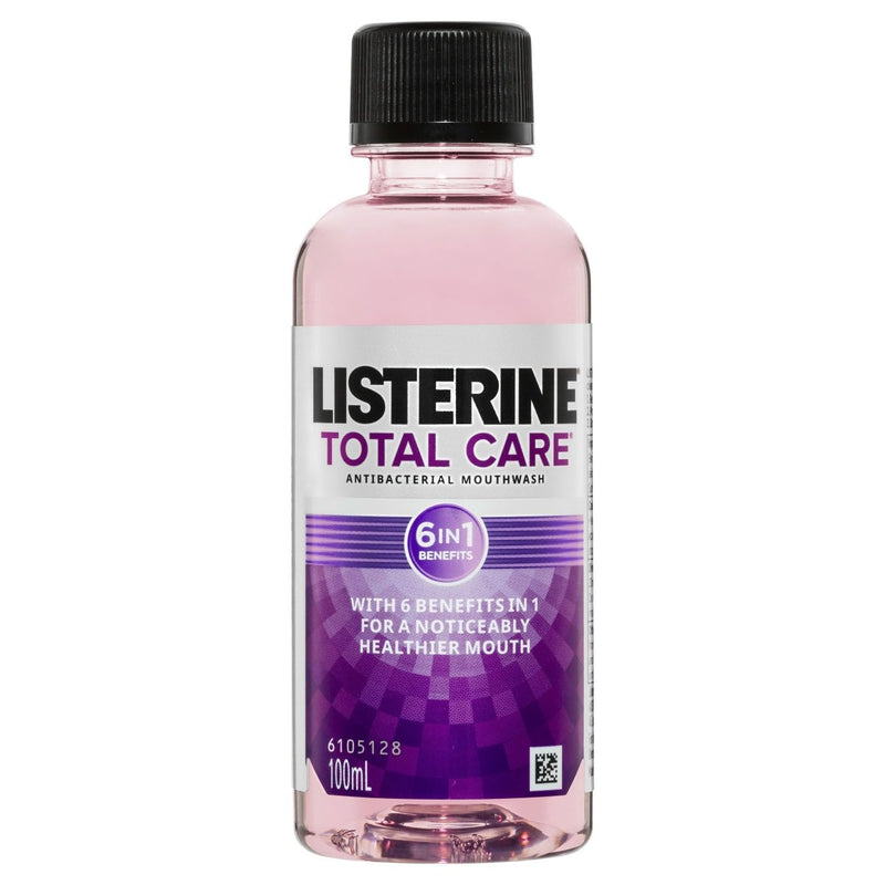 Listerine Total Care Antibacterial Mouthwash 100mL - Vital Pharmacy Supplies