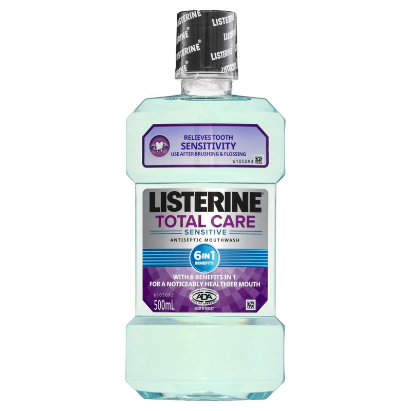 Listerine Total Care Sensitive Mouthwash 500mL - Vital Pharmacy Supplies