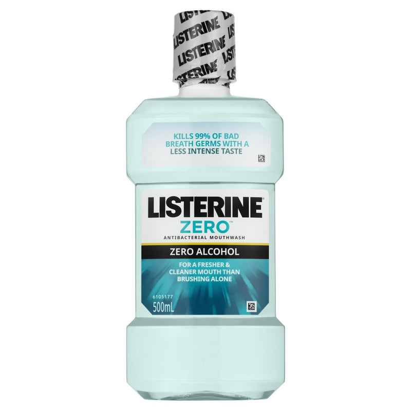 Listerine Zero Mouthwash 500mL - Vital Pharmacy Supplies