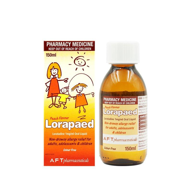 Lorapaed Allergy Relief 150mL - Vital Pharmacy Supplies