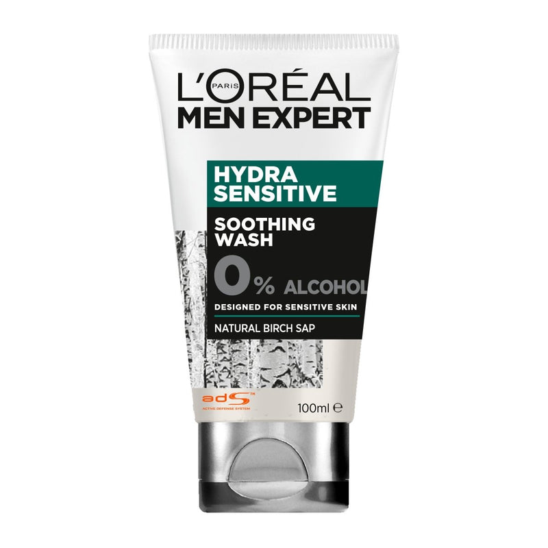 L'Oréal Paris Men Expert Hydra Sensitive Soothing Daily Face Wash 100mL - Vital Pharmacy Supplies