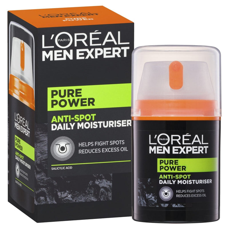 L'Oréal Paris Men Expert Pure Power Anti-imperfection Moisturiser - Vital Pharmacy Supplies