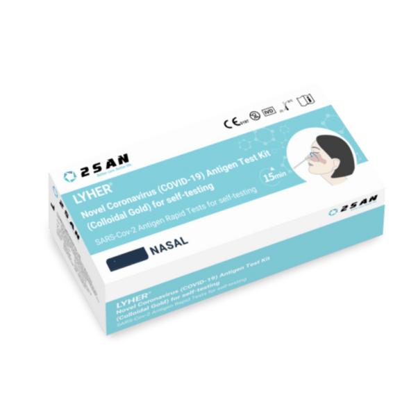 Lyher COVID-19 Rapid Antigen Saliva Test Device (Self-Test) - Vital Pharmacy Supplies