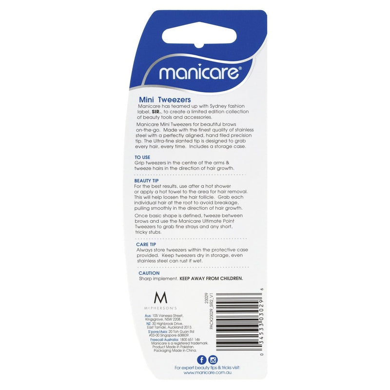 Manicare Mini Tweezer - Vital Pharmacy Supplies