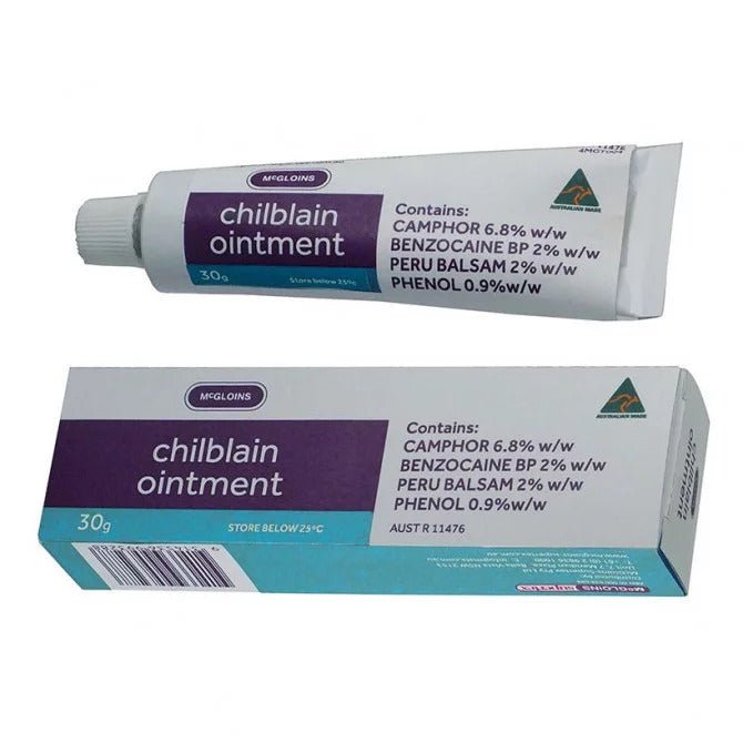 McGloins Chilblain Ointment 30g - Vital Pharmacy Supplies